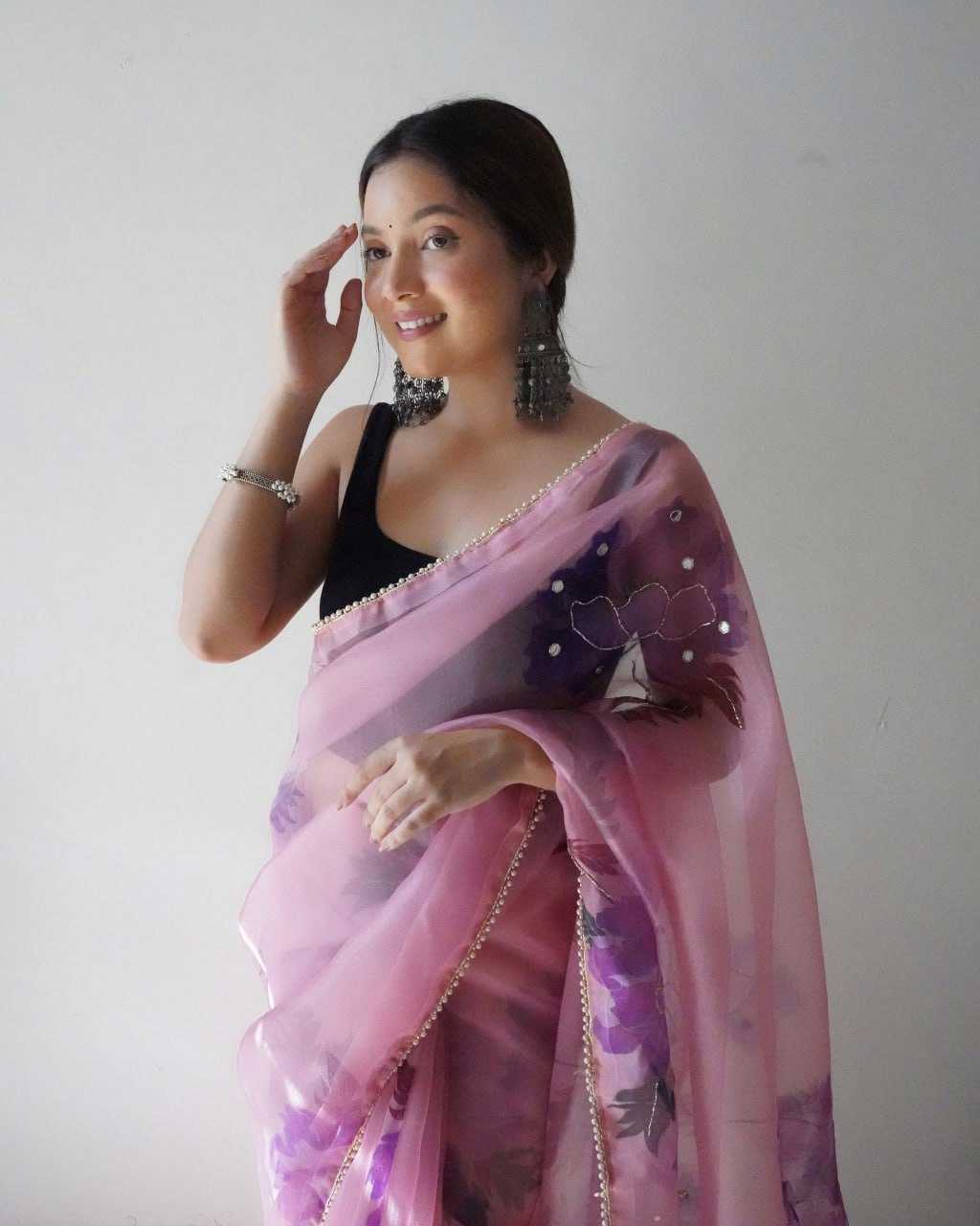 Stylish Organza Saree