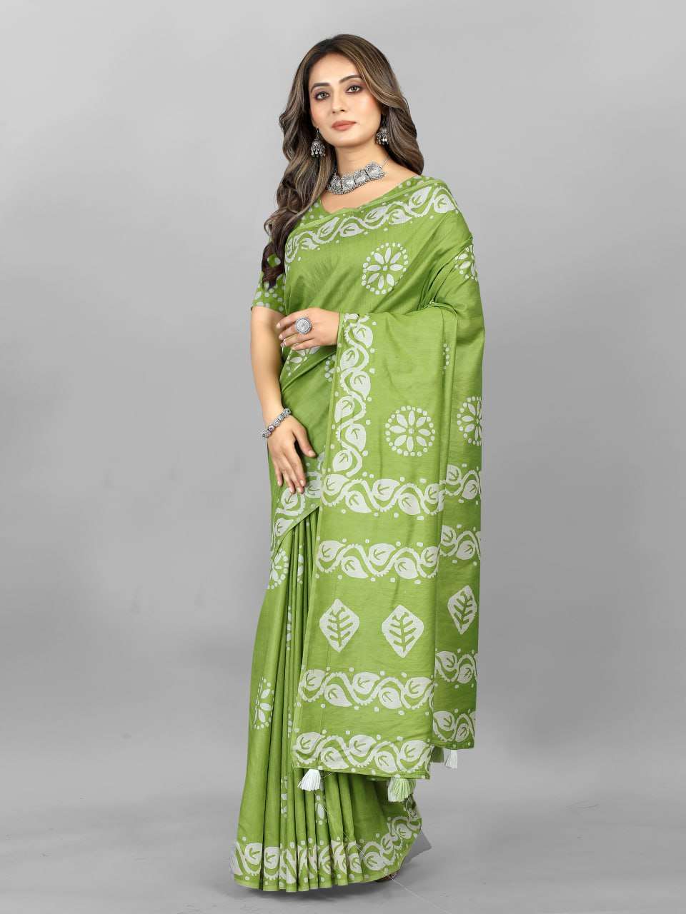 Hand Wax Batik Saree