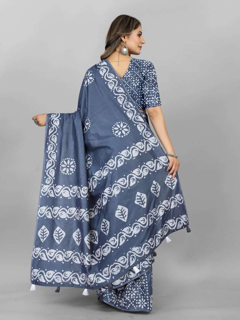 Hand Wax Batik Saree