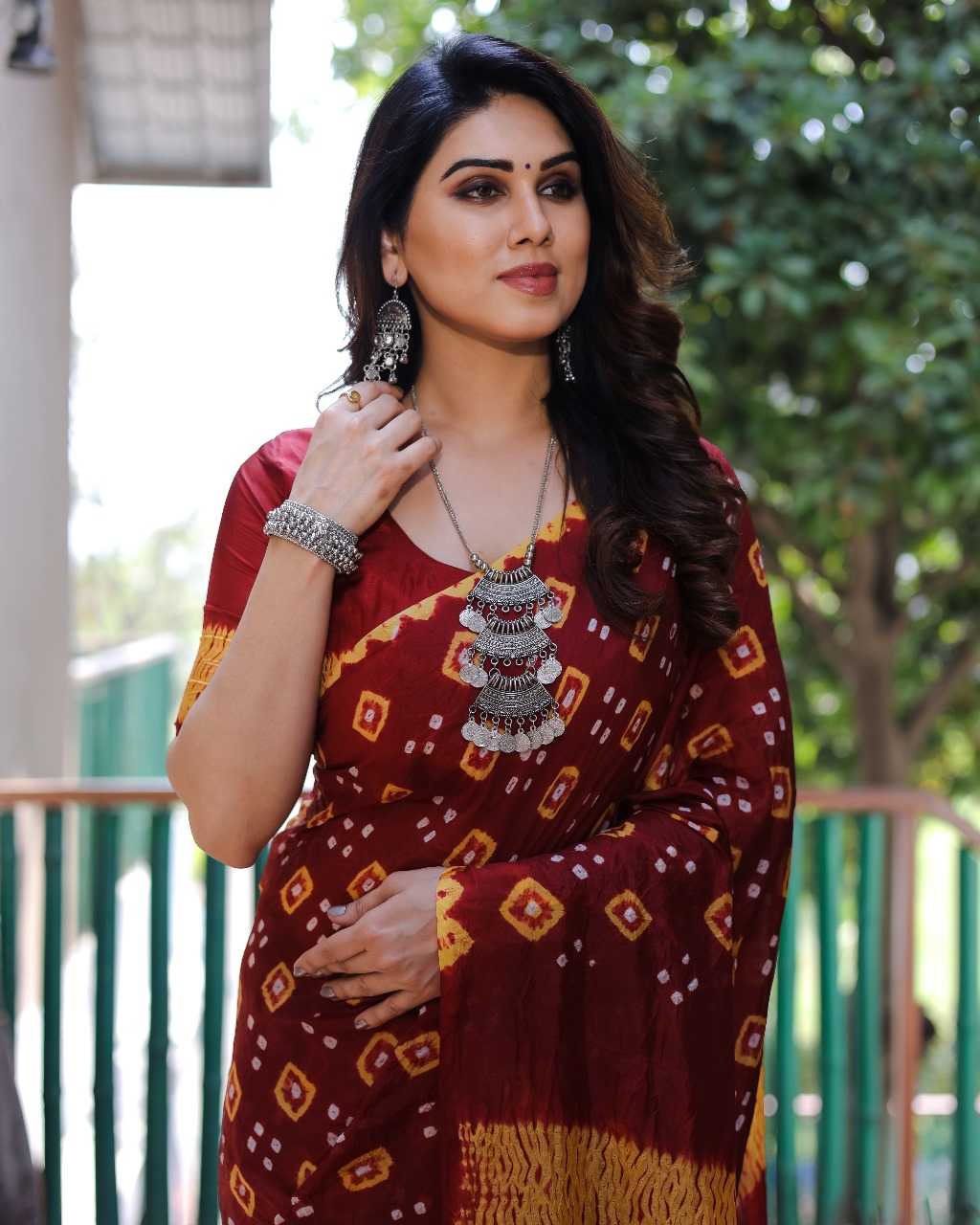 Pure Banarasi Khadi Georgette Silk Saree