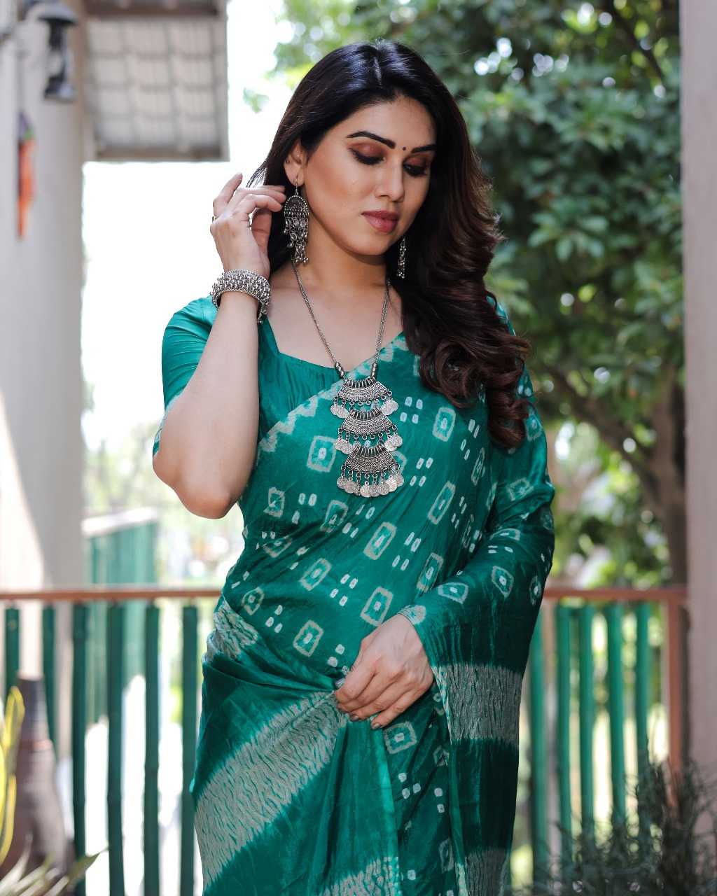 Pure Banarasi Khadi Georgette Silk Saree