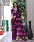 Pure Banarasi Khadi Georgette Silk Saree