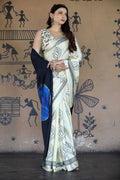Elegant Japan Satin Saree with Digital Print