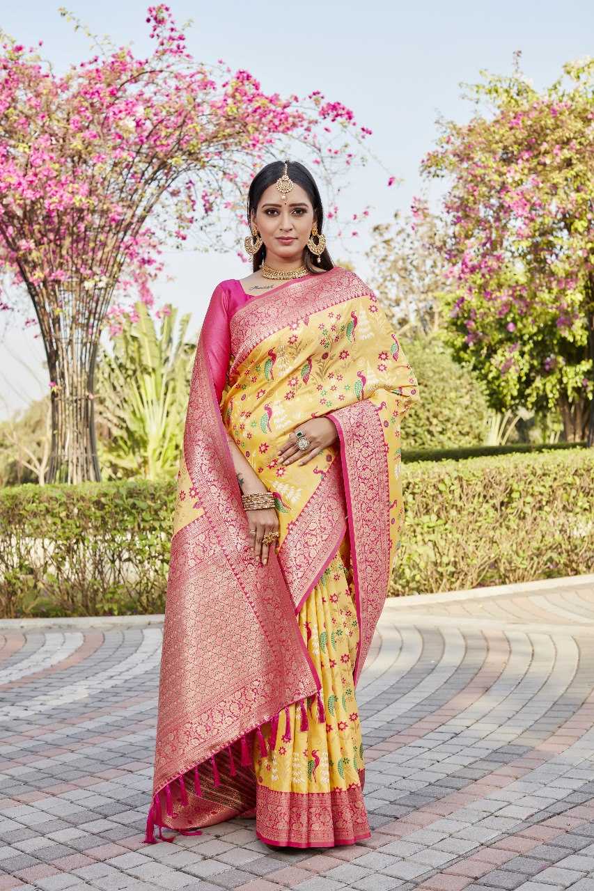 Kanjivaram Soft Silk Saree With Sheer