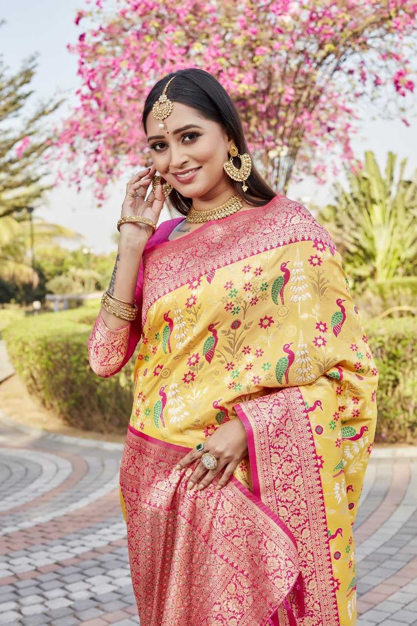 Kanjivaram Soft Silk Saree With Sheer