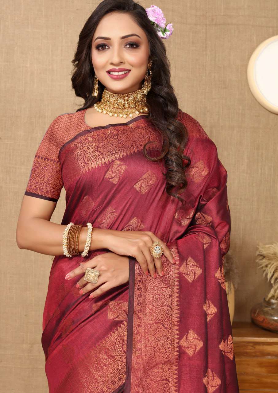 Traditional Katan Silk Saree
