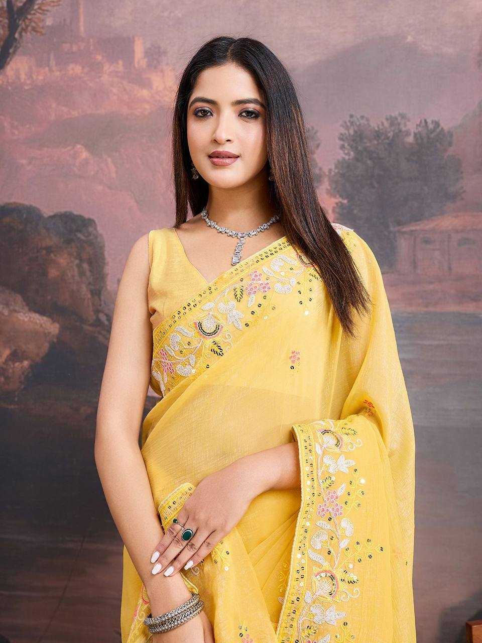 Premium Soft Organza Saree