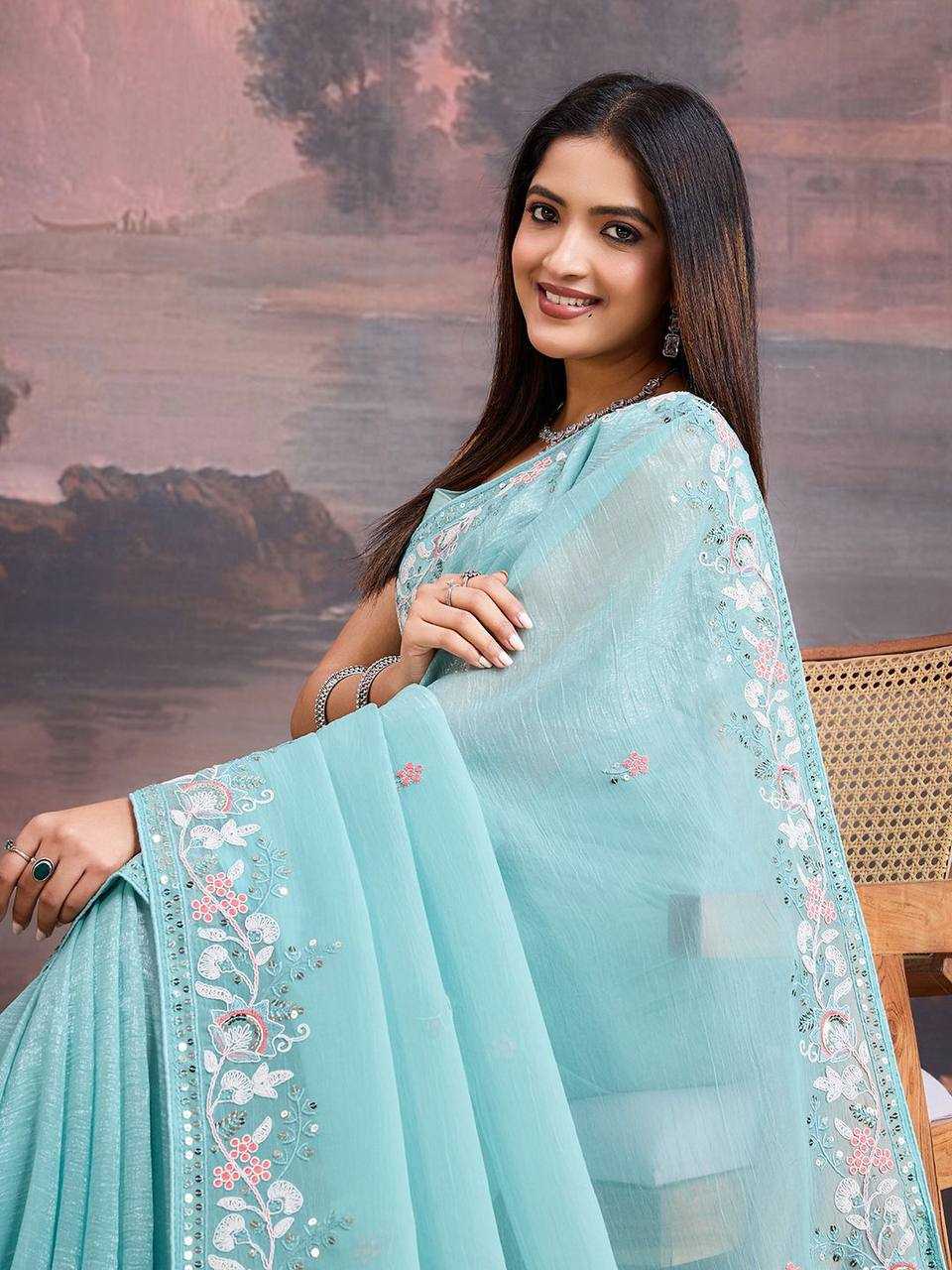 Premium Soft Organza Saree