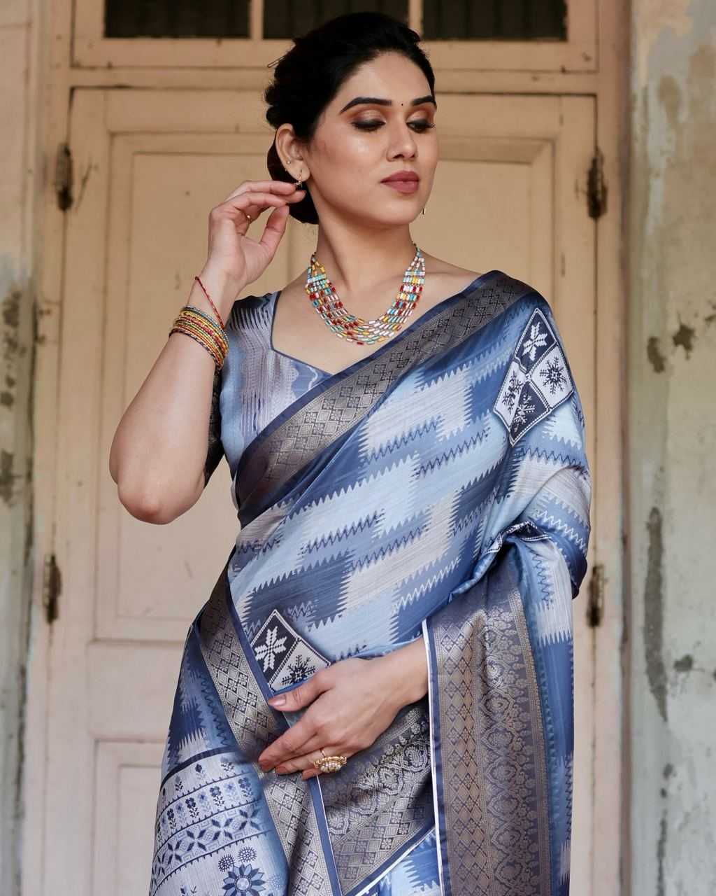 Pure Silk Digital Printed Saree
