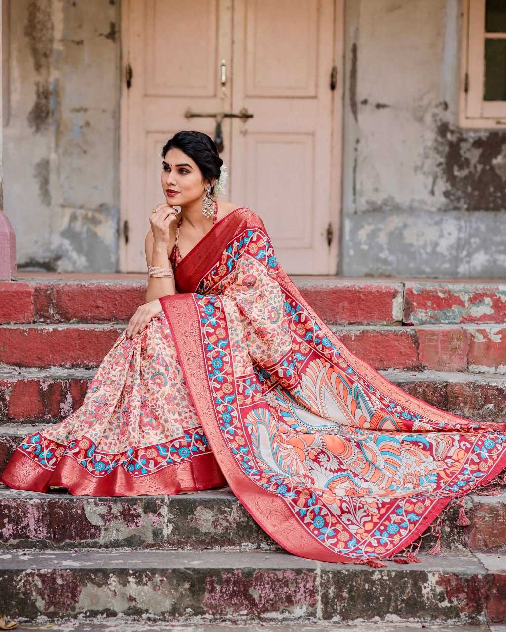 Stylish Pure Silk Saree
