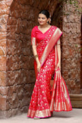 Banarasi Mushro Satin Silk Saree