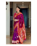 Soft Muga Cotton saree in Jamdani Concept with All Over Colourful Butta Weaving Pattern