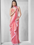 Party Wear Tissue Silk Net Saree